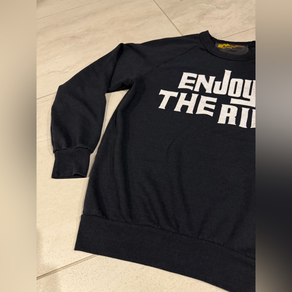 Aviator Nation Charcoal Enjoy The Ride Sweatshirt - Picture 9 of 10